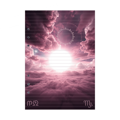 DIN A5 Ringbucheinlagen 6-fach Lochung mit Motiv | Bild Magic Cosmos 47