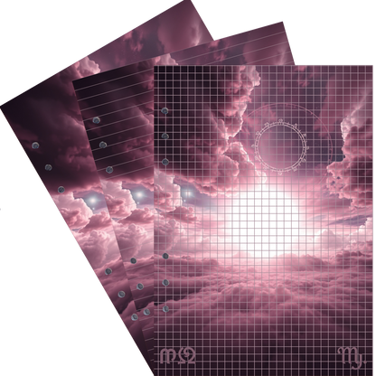 DIN A5 Ringbucheinlagen 6-fach Lochung mit Motiv | Bild Magic Cosmos 47