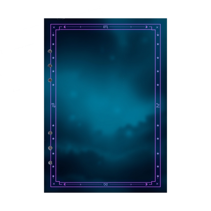 DIN A5 Ringbucheinlagen 6-fach Lochung mit Motiv | Bild Magic Cosmos 48