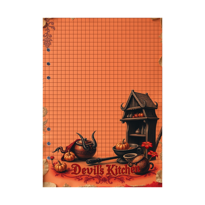 DIN A5 Ringbucheinlagen 6-fach Lochung mit Motiv | Bild Devil´s Kitchen 11
