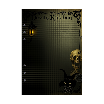 DIN A5 Ringbucheinlagen 6-fach Lochung mit Motiv | Bild Devil´s Kitchen 42