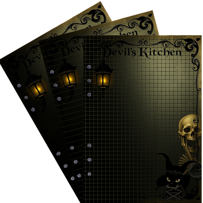 DIN A5 Ringbucheinlagen 6-fach Lochung mit Motiv | Bild Devil´s Kitchen 42