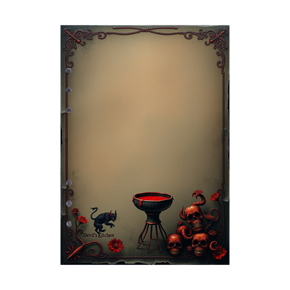 DIN A5 Ringbucheinlagen 6-fach Lochung mit Motiv | Bild Devil´s Kitchen 9
