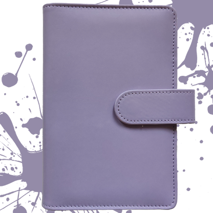 Personal Size / DIN A6 Ringbuch | Ringbinder Flieder | 6-Ring-Mechanik