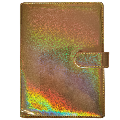 DIN A5 Ringbuch - holografisch Gold