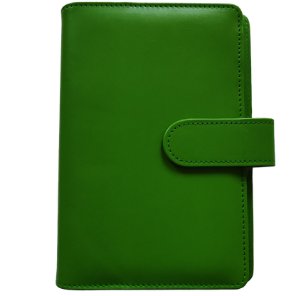 Personal Size / DIN A6 Ringbuch | Ringbinder Grün | 6-Ring-Mechanik