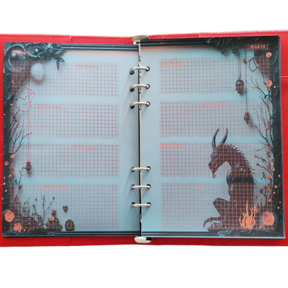 DIN A6 Ringbuchkalender: Ashes & Roses 2026 – Ihr Dunkler Begleiter für Mystische Momente