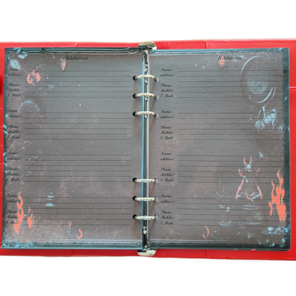 DIN A6 Ringbuchkalender: Ashes & Roses 2026 – Ihr Dunkler Begleiter für Mystische Momente