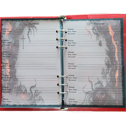 DIN A6 Ringbuchkalender: Ashes & Roses 2026 – Ihr Dunkler Begleiter für Mystische Momente