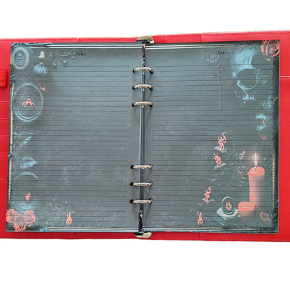 DIN A6 Ringbuchkalender: Ashes & Roses 2026 – Ihr Dunkler Begleiter für Mystische Momente