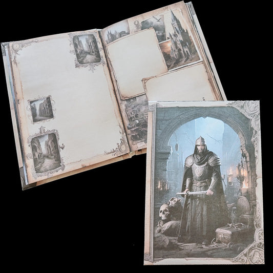 Illustriertes Notizbuch | Motiv Dark Age | DIN A5 Hardcover | 160 Seiten