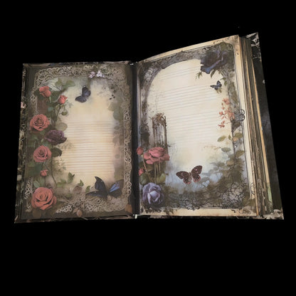 Illustriertes Notizbuch | Motiv Gothic Garden | DIN A5 Hardcover | 160 Seiten