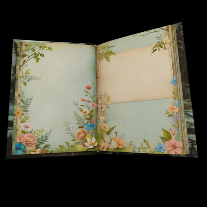 Illustriertes Notizbuch | Motiv Relaxing Forest | DIN A5 Hardcover | 160 Seiten