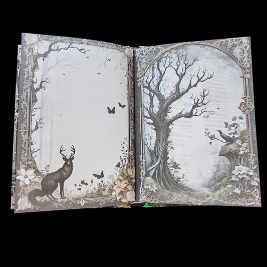 Illustriertes Notizbuch | Motiv Sinister Forest | DIN A5 Hardcover | 160 Seiten