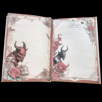 Illustriertes Notizbuch | Motiv Devil´s Hell  | DIN A5 Hardcover | 160 Seiten