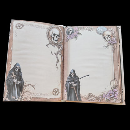 Illustriertes Notizbuch | Motiv Reaper´s World  | DIN A5 Hardcover | 160 Seiten