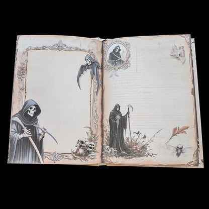 Illustriertes Notizbuch | Motiv Reaper´s World  | DIN A5 Hardcover | 160 Seiten