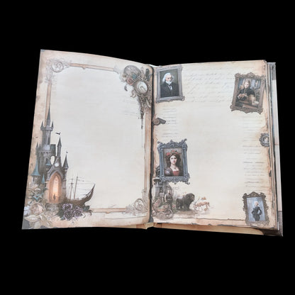 Illustriertes Notizbuch | Motiv Dark Age | DIN A5 Hardcover | 160 Seiten