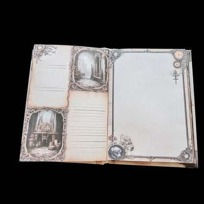 Illustriertes Notizbuch | Motiv Dark Age | DIN A5 Hardcover | 160 Seiten