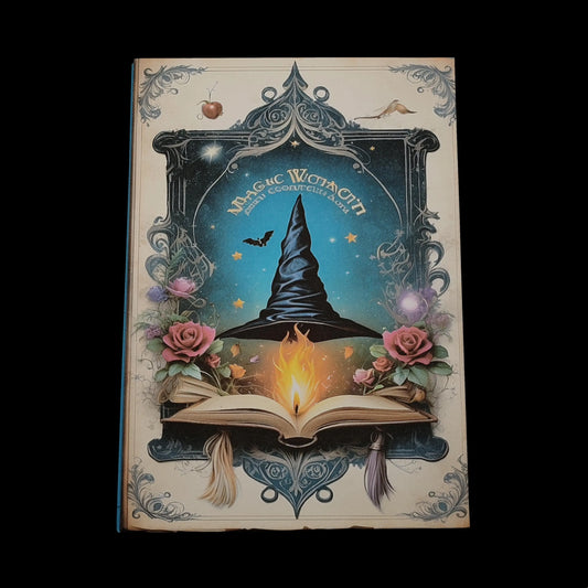 Illustriertes Notizbuch | Motiv Magic Witchcraft  | DIN A5 Hardcover | 160 Seiten