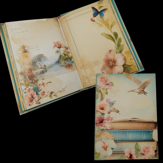 Illustriertes Notizbuch | Motiv Perfect Paradise | DIN A5 Hardcover | 160 Seiten