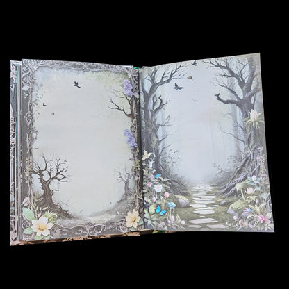 Illustriertes Notizbuch | Motiv Sinister Forest | DIN A5 Hardcover | 160 Seiten