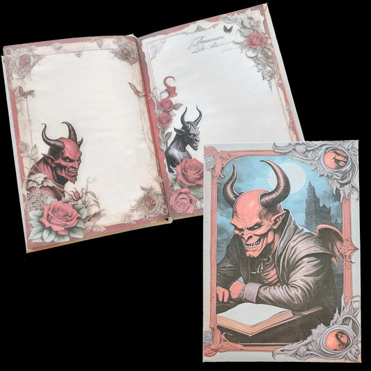 Illustriertes Notizbuch | Motiv Devil´s Hell  | DIN A5 Hardcover | 160 Seiten