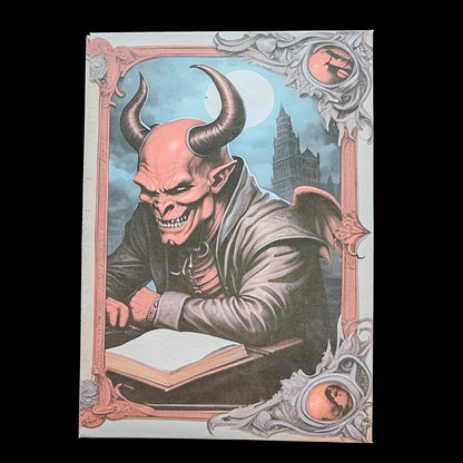 Illustriertes Notizbuch | Motiv Devil´s Hell  | DIN A5 Hardcover | 160 Seiten