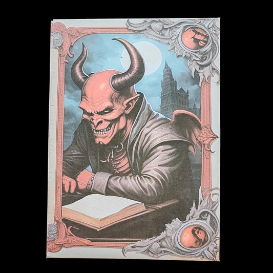 Illustriertes Notizbuch | Motiv Devil´s Hell  | DIN A5 Hardcover | 160 Seiten