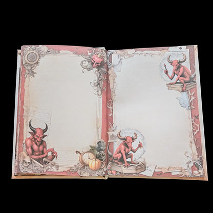 Illustriertes Notizbuch | Motiv Devil´s Hell  | DIN A5 Hardcover | 160 Seiten