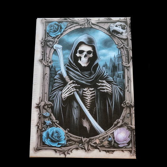 Illustriertes Notizbuch | Motiv Reaper´s World  | DIN A5 Hardcover | 160 Seiten