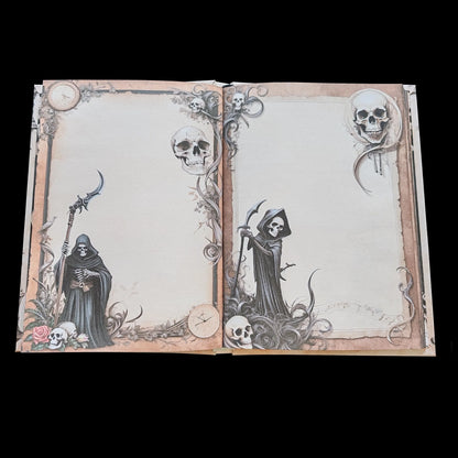 Illustriertes Notizbuch | Motiv Reaper´s World  | DIN A5 Hardcover | 160 Seiten