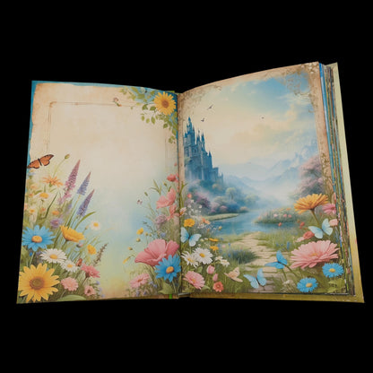Illustriertes Notizbuch | Motiv Happy Meadow | DIN A5 Hardcover | 160 Seiten