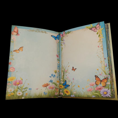 Illustriertes Notizbuch | Motiv Happy Meadow | DIN A5 Hardcover | 160 Seiten