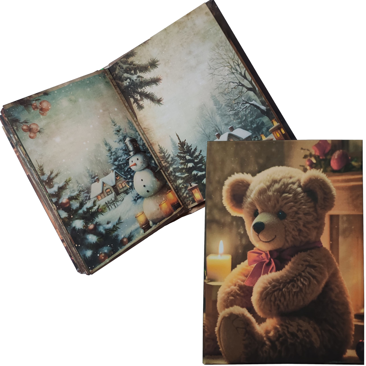 Illustriertes Notizbuch | Motiv Letters from December  | DIN A5 Hardcover | 160 Seiten