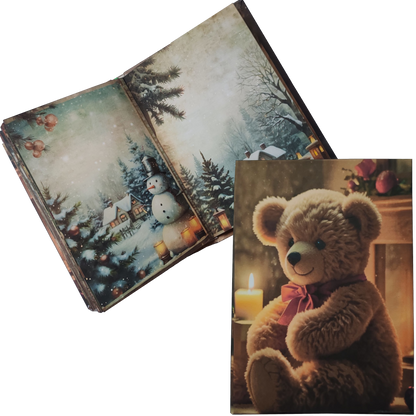 Illustriertes Notizbuch | Motiv Letters from December  | DIN A5 Hardcover | 160 Seiten