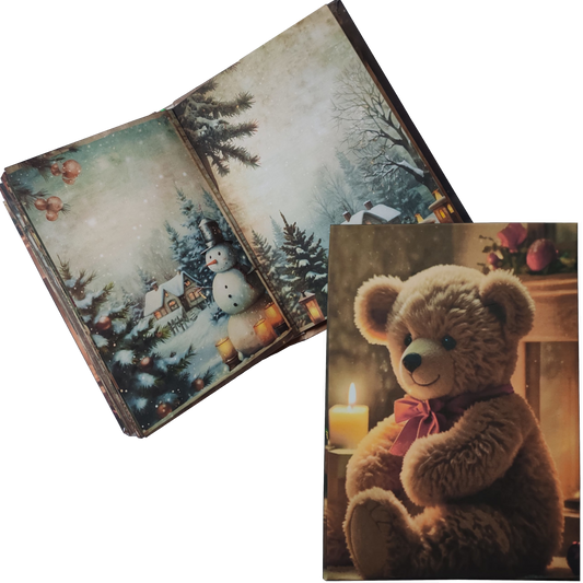 Illustriertes Notizbuch | Motiv Letters from December  | DIN A5 Hardcover | 160 Seiten