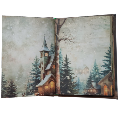 Illustriertes Notizbuch | Motiv Letters from December  | DIN A5 Hardcover | 160 Seiten