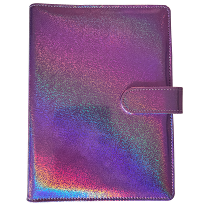 DIN A5 Ringbuch - holografisch Lila