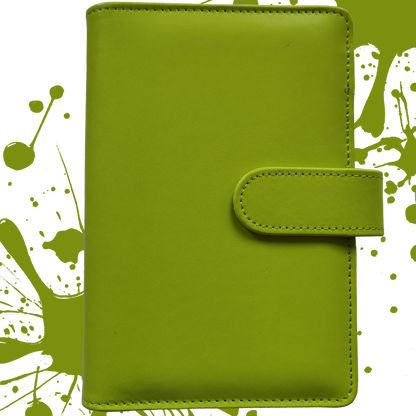 Personal Size / DIN A6 Ringbuch | Ringbinder Lime | 6-Ring-Mechanik