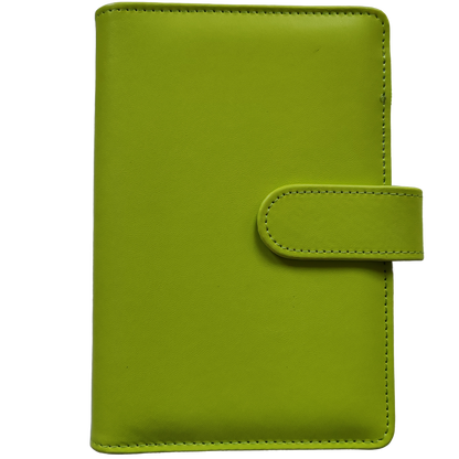 Personal Size / DIN A6 Ringbuch | Ringbinder Lime | 6-Ring-Mechanik