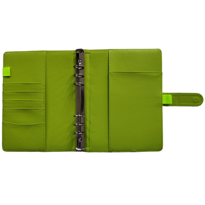 Ringbuch | Ringordner Lime | 6-Ring-Mechanik | DIN A5 | Magnetverschluss