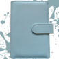 Personal Size / DIN A6 Ringbuch | Ringbinder Mint-Blau | 6-Ring-Mechanik