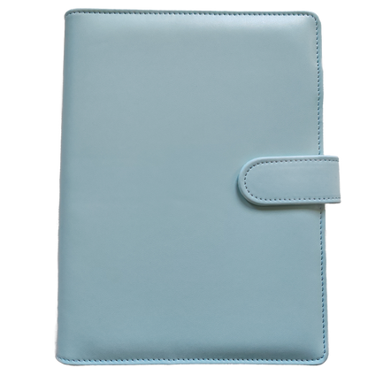 Ringbuch | Ringordner Mint-Blau | 6-Ring-Mechanik | DIN A5 | Magnetverschluss