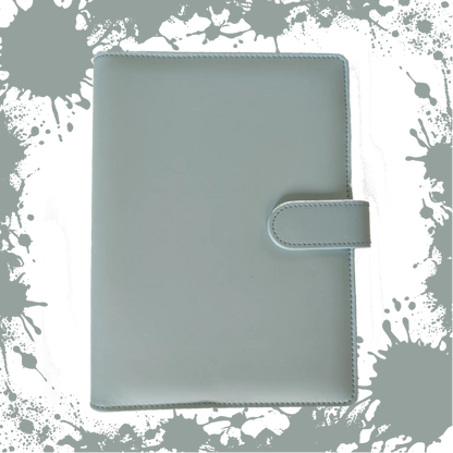 Ringbuch | Ringordner Mint-Blau | 6-Ring-Mechanik | DIN A5 | Magnetverschluss