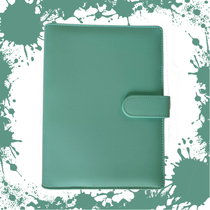 Ringbuch | Ringordner Mint-Grün | 6-Ring-Mechanik | DIN A5 | Magnetverschluss