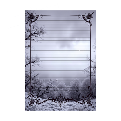 DIN A5 Ringbucheinlagen 6-fach Lochung mit Motiv | Bild Mystic Fog 10