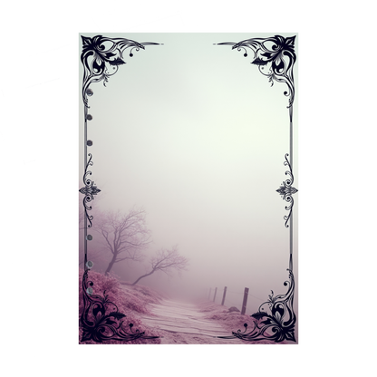 DIN A5 Ringbucheinlagen 6-fach Lochung mit Motiv | Bild Mystic Fog 103