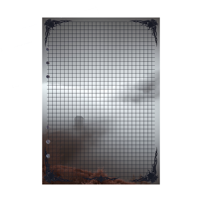DIN A5 Ringbucheinlagen 6-fach Lochung mit Motiv | Bild Mystic Fog 106