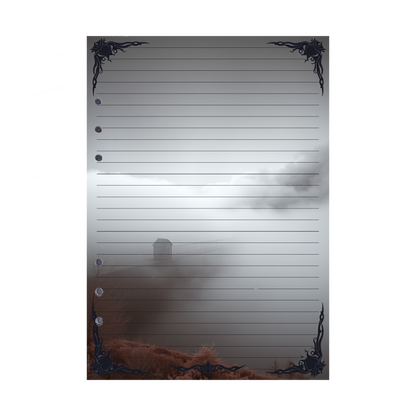 DIN A5 Ringbucheinlagen 6-fach Lochung mit Motiv | Bild Mystic Fog 106